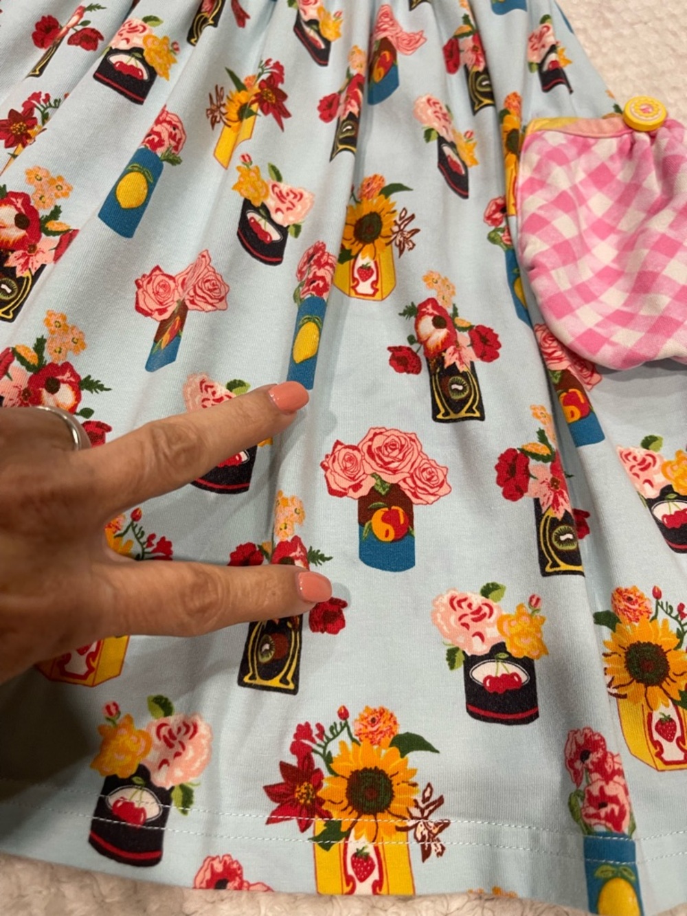 Matilda Jane "Brilliant Daydream" Pocketful of Flowers Size 6 - Picture 4 of 4